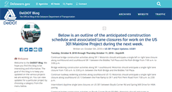 Desktop Screenshot of blogs.deldot.gov