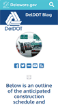 Mobile Screenshot of blogs.deldot.gov
